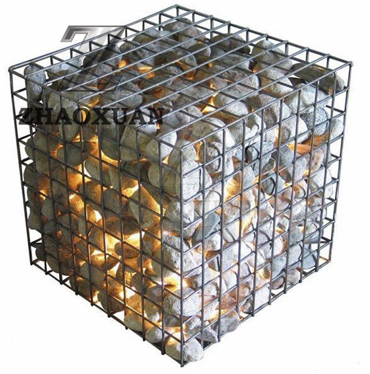Galvanized Gabion Cages For Scenery Area/Garden/Yard