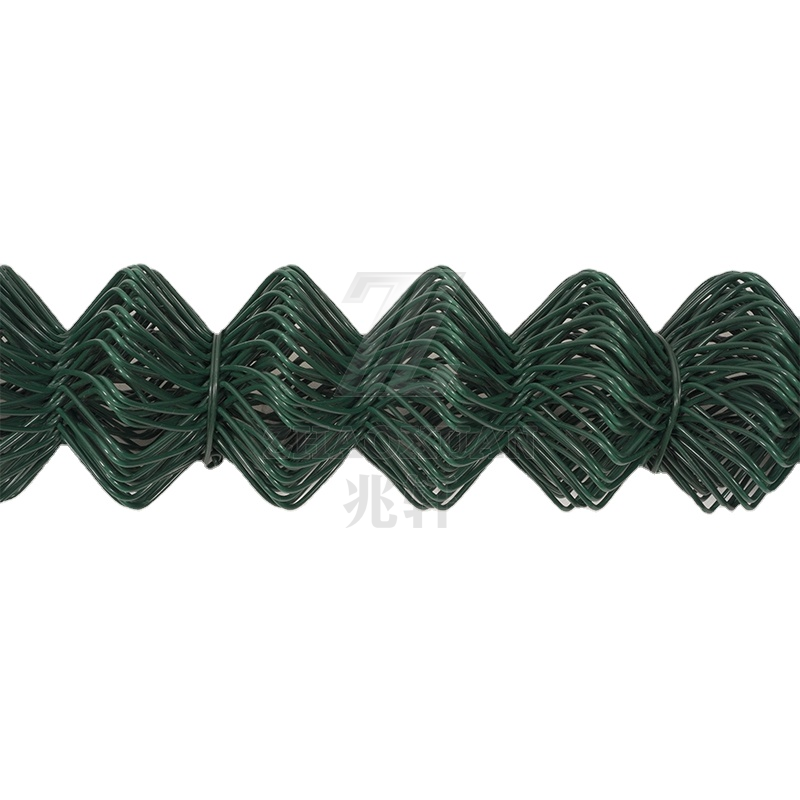 High quality used chain link fence price galvanized and PVC coated wire fence for sale