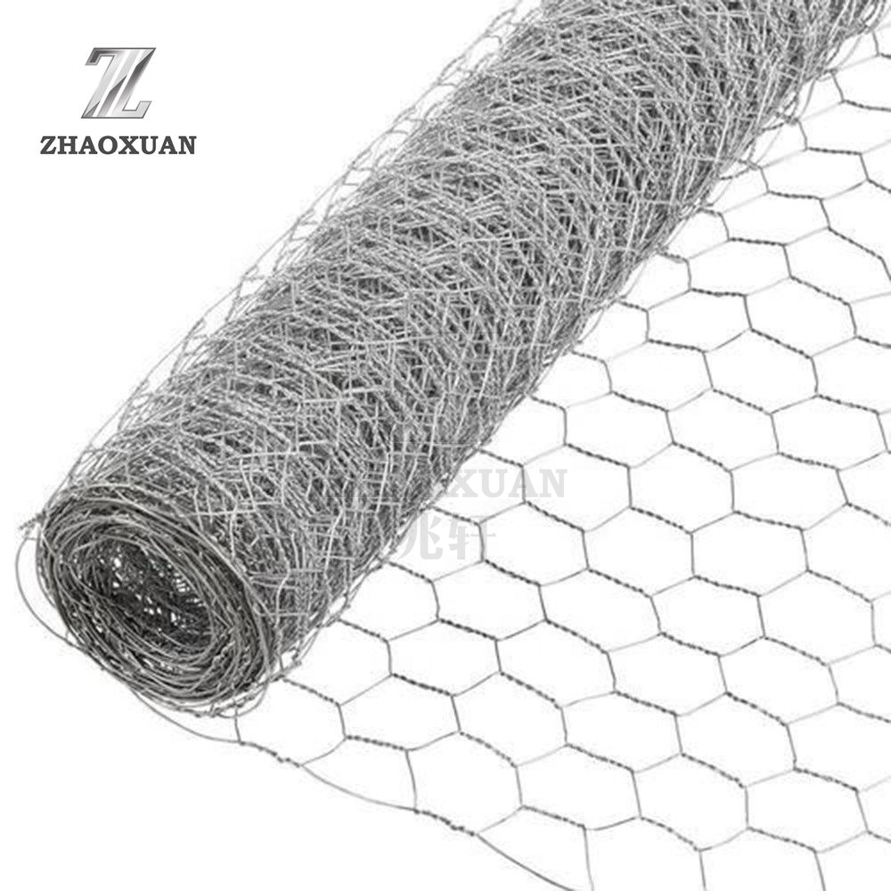 Iron Wire Mesh Used Hexagonal Galvanized Wire Mesh Roll