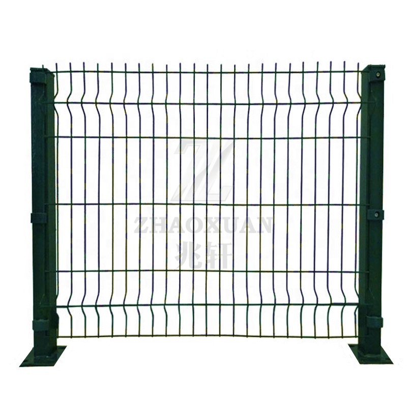 3D curved folding wire mesh fence for sale