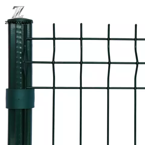 ECO Friendly Refined Designs PVC Coated 3D Curved Wire Mesh Fence For Sale