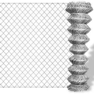 6 Feet High 50 Feet Long Galvanized Steel Chain Link Fencing