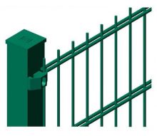 Double wire mesh fence