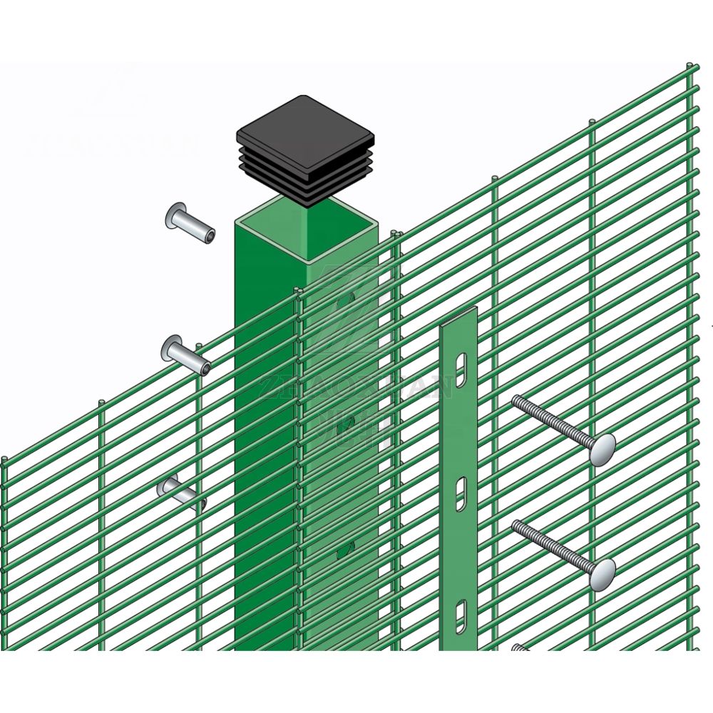 358 Anti Climb Fence